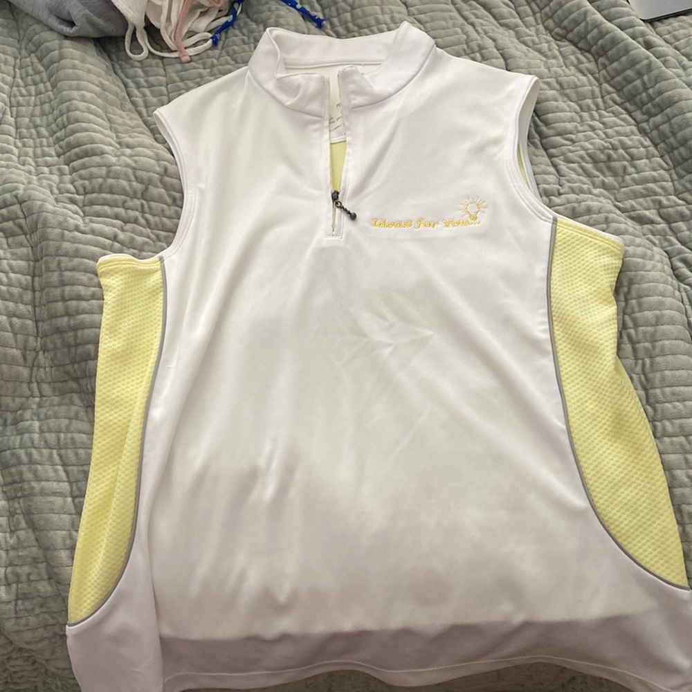 Quarter zip tank top